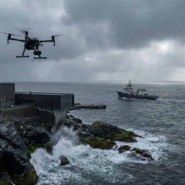 Offshore and Coastal Operations: Drone Services for Supply Bases and Maritime Assets